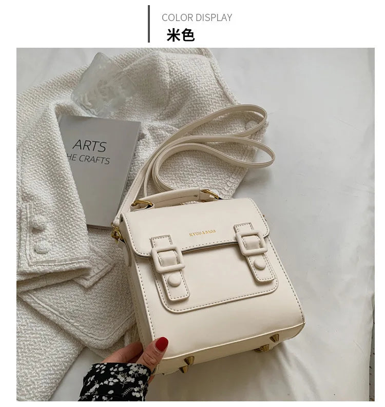 Vintage PU Mochila Backpacks Bags for Women
