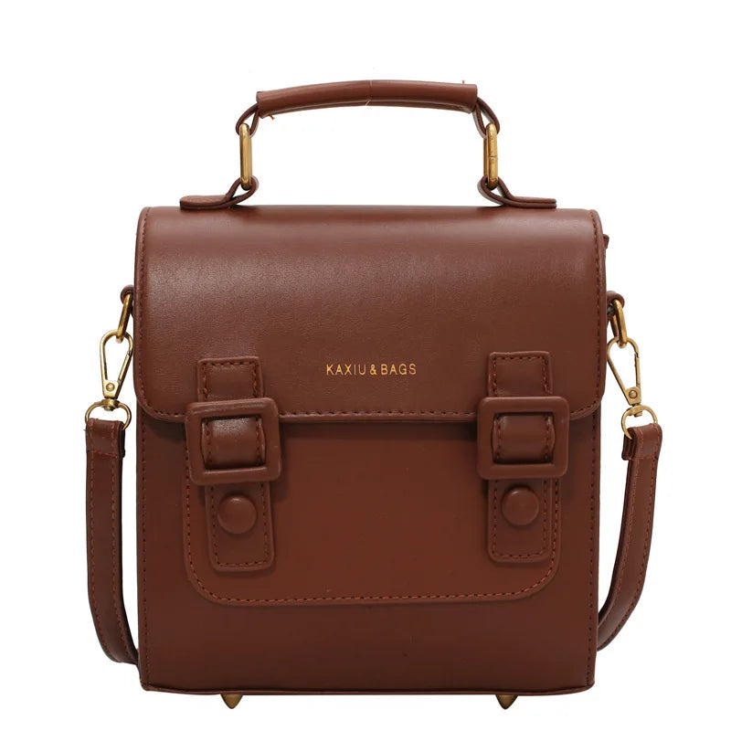 Vintage PU Mochila Backpacks Bags for Women