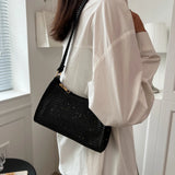 Female Rhinestones Underarm Shoulder Bags Evening Totes Bags