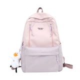 Female Waterproof College Backpack Women Nylon Laptop School Bag