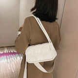 Heart Pattern Printed Handbag Small Square Underarm Bag Purses and Handbags