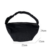Women's Nylon Dumpling Bag Large Shoulder Handbag