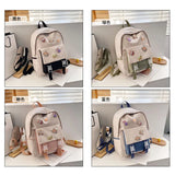 Female High School College Student Schoolbag Student Rucksack