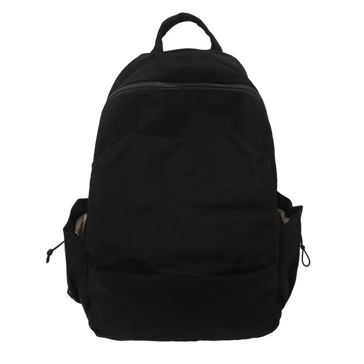 Female High Street Canvas Fabric Backpack