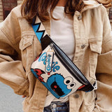 Women's Hip Package Crossbody Purse PU Leather Waist Bag