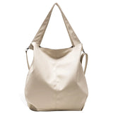 Large Capacity Hobo Handbag Leather Women Shoulder Bag