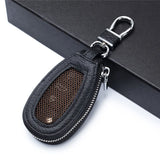 Leather Key Wallet Car Key Holders Housekeeper Multifunctional Keychain Purse Ba