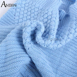 Female Knitting Wool Handbag Large Capacity Messenger Bag