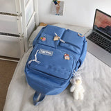 Female High Capacity School Bag Nylon Backpack Outdoor Travel Bagpack