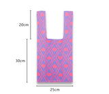 Y2K Knitted Tote Bag Japanese Harajuku Knot Pouch