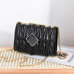 Female Ladies Chain Small Bag Single Shoulder Backpack Women Leather Bag