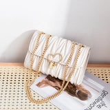 Female Ladies Chain Small Bag Single Shoulder Backpack Women Leather Bag