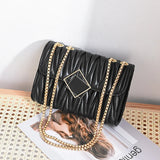 Female Ladies Chain Small Bag Single Shoulder Backpack Women Leather Bag