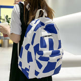 Female Laptop Graffiti Print Student Bag Girl Travel Book Backpack Women School