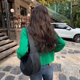 Women Large Capacity Hobo Bag Casual Shoulder Crossbody Wide Strap