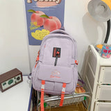 Female Large Capacity Travel Backpack Waterproof Nylon Schoolbag