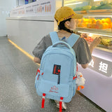 Female Large Capacity Travel Backpack Waterproof Nylon Schoolbag