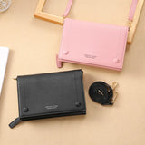 Women's Soft Leather Messenger Purse with Large Capacity