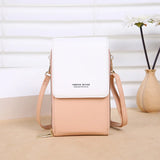 Women's Multifunctional Leather Crossbody Phone Bag