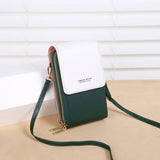 Women's Multifunctional Leather Crossbody Phone Bag