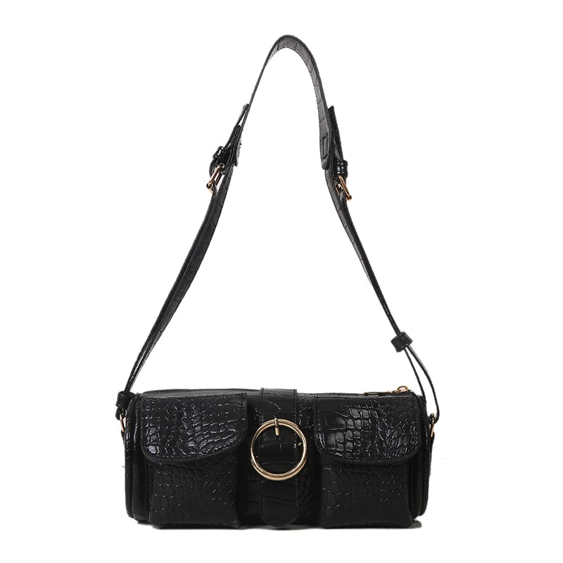 Women's Small Leather Messenger Bag Crossbody Shoulder Tote