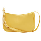 Women's Leather Chain Handbag Retro Casual Tote Shoulder Bag