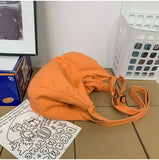 Women's Canvas Slouchy Shoulder Bag for School Laptop Overnight