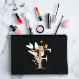 Flower Print Bridesmaid Makeup Bag Gift