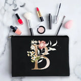Flower Print Bridesmaid Makeup Bag Gift