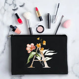 Flower Print Bridesmaid Makeup Bag Gift