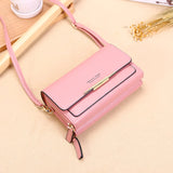 Long Coin Shoulder Wallet for Women Mini Money Bags