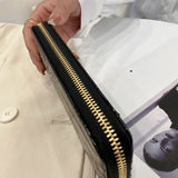 Crocodile Pattern Long Wallet for Women