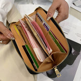 Crocodile Pattern Long Wallet for Women