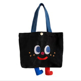 Ins Embroidery Mini Canvas Lunch Bag for Women