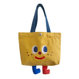 Ins Embroidery Mini Canvas Lunch Bag for Women