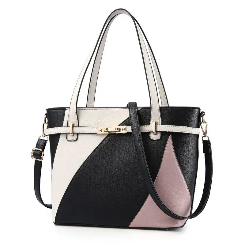 Women's Sequined Chain Messenger Bag PU Leather Handbag