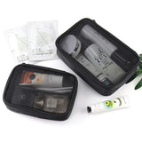 Women's Mesh Transparent Makeup Bag Travel Portable Mini Storage