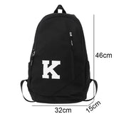 High Capacity Book Bag Men Women School Backpack Lady Travel Bag