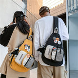 Travel Crossbody Bag Men Women Casual Chest Bag Schoolbags