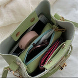 Women's PU Leather Messenger Bag Crossbody Shoulder Travel Handbag Tote