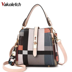 Women Messenger Bag PU Leather Crossbody Shoulder Tote Bag KL724