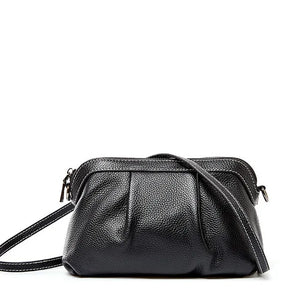 Small Leather Messenger Bag Women Crossbody Mini Shoulder Bag