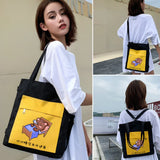 Female Messenger Canvas Bags Student Large Capacity Shoulder Bag