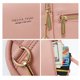 Mini PU Leather Travel Backpack
