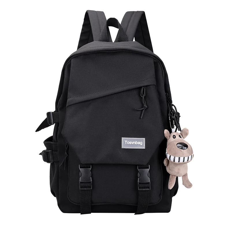Female Nylon Backpack School Bags Women Teenger Girl School Bags