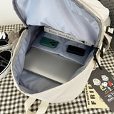Female Nylon Backpack School Bags Women Teenger Girl School Bags