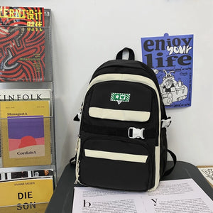 Waterproof Nylon Backpack with Pockets for Women