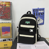 Waterproof Nylon Backpack with Pockets for Women