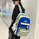 Waterproof Nylon Women Backpack with Multiple Pockets - Large Capacity