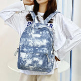 Nylon Backpack for Women Casual School Bag